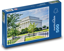 Lincolnův památník - Washington, Amerika Puzzle 500 dílků - 46 x 30 cm