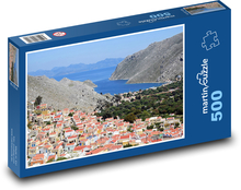 Symi Island - Grécko Puzzle 500 dielikov - 46 x 30 cm 