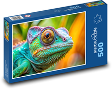 Chameleon - plaz, ještěrka Puzzle 500 dílků - 46 x 30 cm