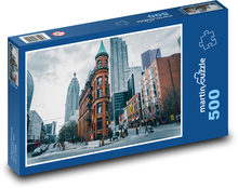 Miasto - architektura, drapacze chmur Puzzle 500 elementów - 46x30 cm