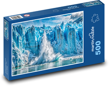 Falling glacier Puzzle of 500 pieces - 46 x 30 cm 