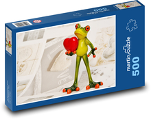 Žaba - láska Puzzle 500 dielikov - 46 x 30 cm