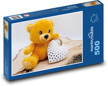 Teddybär mit Herz Puzzle 500 Teile - 46 x 30 cm
