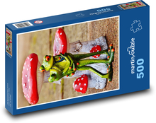 Žaby v objatí Puzzle 500 dielikov - 46 x 30 cm 