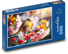 Blütenbaumröte Puzzle 500 Teile - 46 x 30 cm