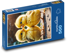 Žlté kurčatá Puzzle 500 dielikov - 46 x 30 cm 