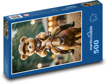 Jazdy s medvedíkom Puzzle 500 dielikov - 46 x 30 cm 