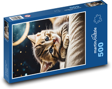 Malé koťátko Puzzle 500 dílků - 46 x 30 cm