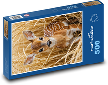 Łania w kukurydzy Puzzle 500 elementów - 46x30 cm