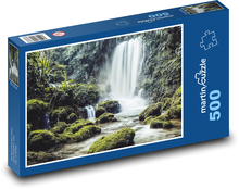 Vodopád dažďového pralesa Puzzle 500 dielikov - 46 x 30 cm 