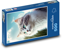 Cat top Puzzle of 500 pieces - 46 x 30 cm 