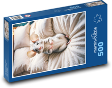 Myš v posteli Puzzle 500 dielikov - 46 x 30 cm