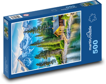 House by the lake Puzzle of 500 pieces - 46 x 30 cm 