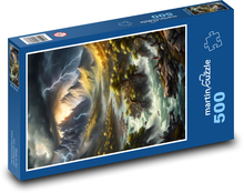 Horská krajina Puzzle 500 dielikov - 46 x 30 cm