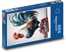 Kogut w butach Puzzle 500 elementów - 46x30 cm