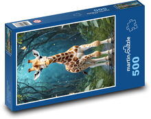 Giraffe in the Jungle Puzzle of 500 pieces - 46 x 30 cm