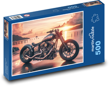 Športový motocykel Puzzle 500 dielikov - 46 x 30 cm 