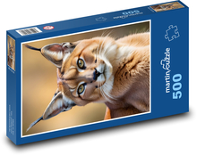 Karakal - kočka Puzzle 500 dílků - 46 x 30 cm
