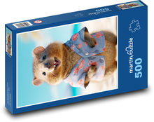 Veverička v košeli Puzzle 500 dielikov - 46 x 30 cm 