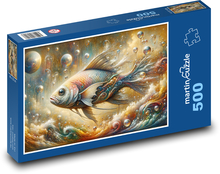 Fantazijná ryba Puzzle 500 dielikov - 46 x 30 cm 