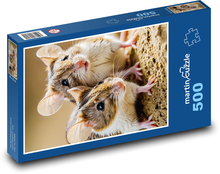 Myši Puzzle 500 dílků - 46 x 30 cm
