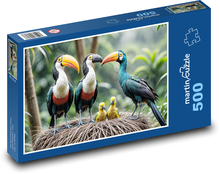 Toucans Puzzle of 500 pieces - 46 x 30 cm 