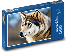 Vlk Puzzle 500 dílků - 46 x 30 cm