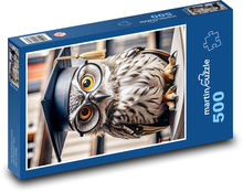 Mądra Sowa Puzzle 500 elementów - 46x30 cm
