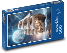 Żaglówki na morzu Puzzle 500 elementów - 46x30 cm