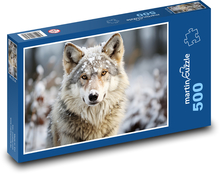 Snežný vlk Puzzle 500 dielikov - 46 x 30 cm 