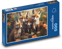 Füchsechen Puzzle 500 Teile - 46 x 30 cm
