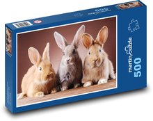 Králiky Puzzle 500 dielikov - 46 x 30 cm 