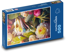 Fantasie-Eidechse Puzzle 500 Teile - 46 x 30 cm