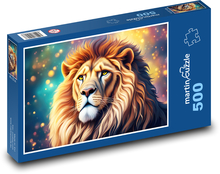 Fantasy Lion Puzzle 500 elementów - 46x30 cm