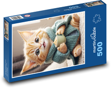 Fantasy Kitten Puzzle 500 elementów - 46x30 cm