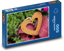 Herzen zum Valentinstag Puzzle 500 Teile - 46 x 30 cm