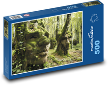 Las - twarz Puzzle 500 elementów - 46x30 cm