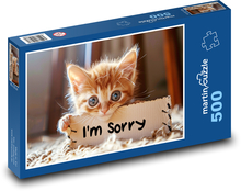 Kitten - Apology Puzzle of 500 pieces - 46 x 30 cm 
