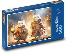 Myši fantázie Puzzle 500 dielikov - 46 x 30 cm