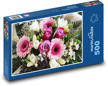 Birthday bouquet Puzzle of 500 pieces - 46 x 30 cm 