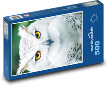 Sowa biała Puzzle 500 elementów - 46x30 cm