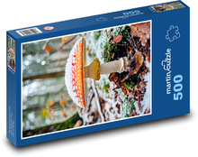Muchomůrka v zimě Puzzle 500 - 46x30 cm