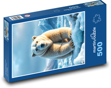 Ľadový medveď Puzzle 500 dielikov - 46 x 30 cm 