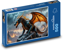 Drache Puzzle 500 Teile - 46 x 30 cm