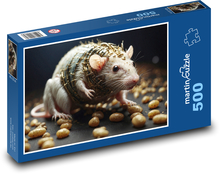 Mysz - Robot Puzzle 500 elementów - 46x30 cm