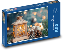 Lantern with candle Puzzle of 500 pieces - 46 x 30 cm 