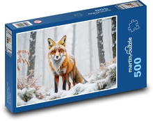 Fox in the forest Puzzle of 500 pieces - 46 x 30 cm 
