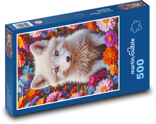 Líška v kvetoch Puzzle 500 dielikov - 46 x 30 cm 