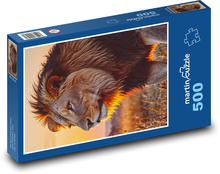 Lev - západ slnka Puzzle 500 dielikov - 46 x 30 cm 