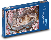 Leopard Puzzle of 500 pieces - 46 x 30 cm 